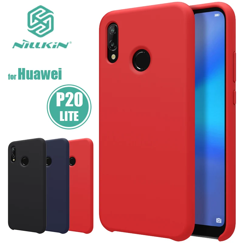 

for Huawei P20 Lite Case Nillkin Luxury Flex Pure Huawei Nova 3E Back Cover Case for Huawei P20 Pro Nilkin Soft Touch Phone Case