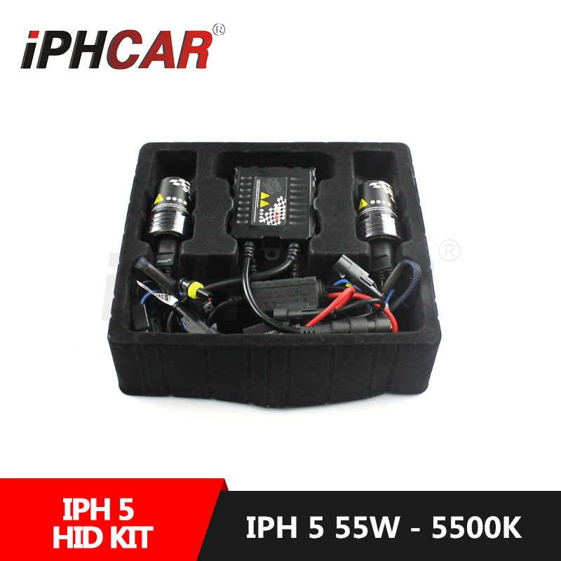 Бесплатная доставка IPHCAR 55 Вт H1 H4 H7 H8 H11 9005 9006 HID ксеноновый Комплект AC Slim Ballast Xenon Hid