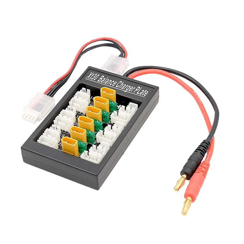 1 ~ 3S Lipo Плата расширения XT30 разъем параллельная зарядка пластина зарядное