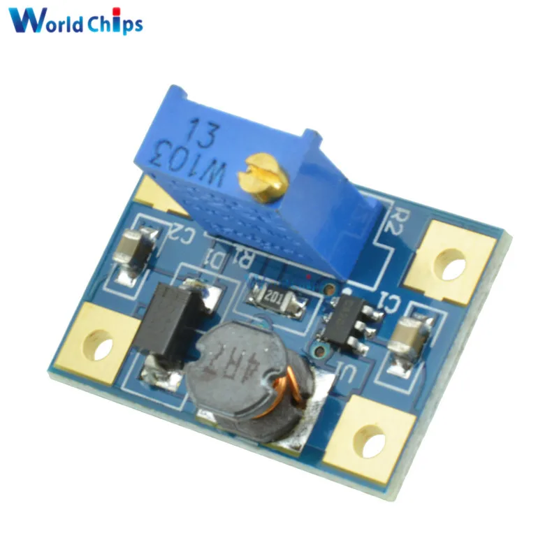 

SX1308 DC-DC 2-24V to 2-28V 2A Step Up Adjustable Power Module Step Up Boost Converter Module