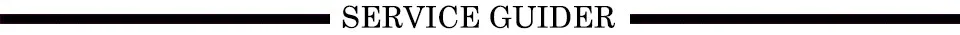 SERVICE GUIDER