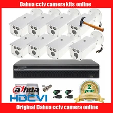Dahua HD 8 канала 2MP видео CCTV Системы 8CH Full HD 1080 P ИК HD ХВН/КАПП HDCVI DVR системы 8 шт. 1080 P Наружная цилиндрическая Камера комплект