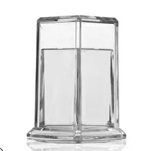 Украшение кухонного стола квадратная круглая акриловая прозрачная крышка зубочистка коробка изысканные Держатели Для Зубочисток 2 шт./Набор