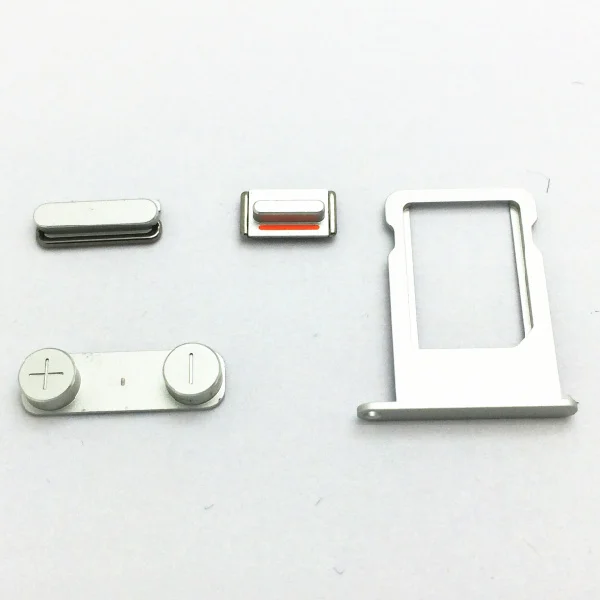 

1set High Quality New Side Key Set for iPhone 5 5S Power Button + Volume Button+ Sim Card Holder + Mute Button Side Button Part