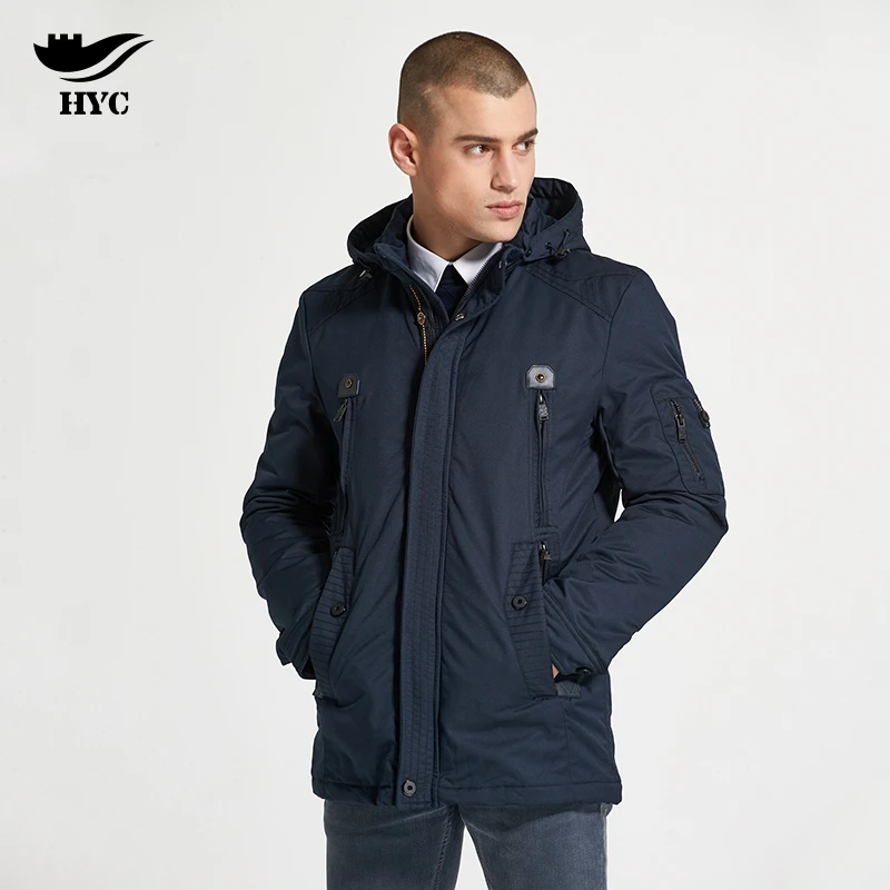 HAI YU CHENG Men Winter Jacket Windbreaker Parka Men Hooded Jacket Male Overcoat Cotton Padded Snow Wear Trench Coat Men Parkas HAI YU CHENG Men Winter Jacket Windbreaker Parka Men Hooded Jacket Male Overcoat Cotton Padded Snow Wear Trench Coat Men Parkas