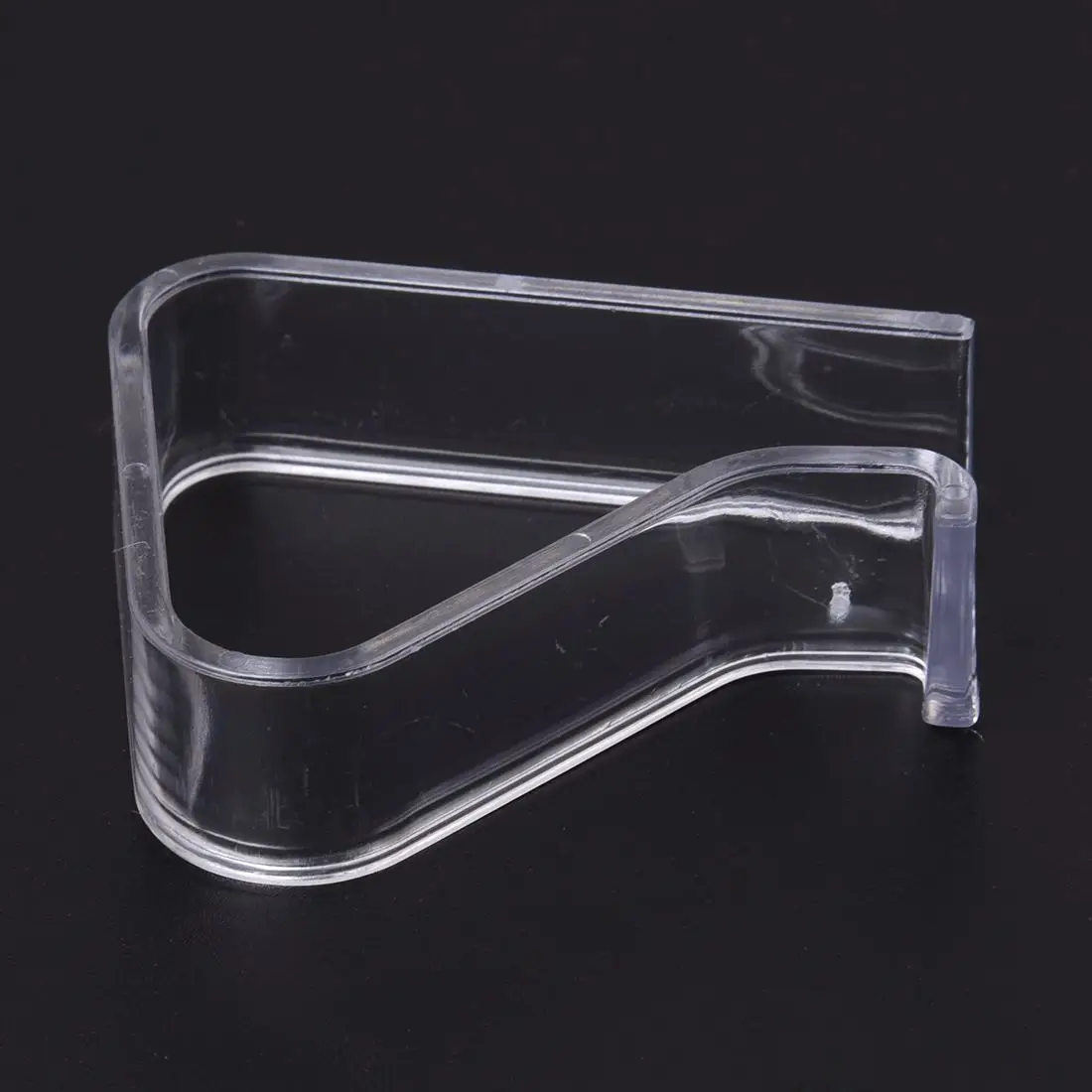 

4 Pcs Home Party Clear Plastic 20mm-35mm Desk Table Cloth Clips