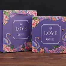 Биоразлагаемые площади бумажный картон, плотный картон картонная упаковка подарочная коробка пользовательские кольцо ожерелье кулон подарок Коробки- PX10125