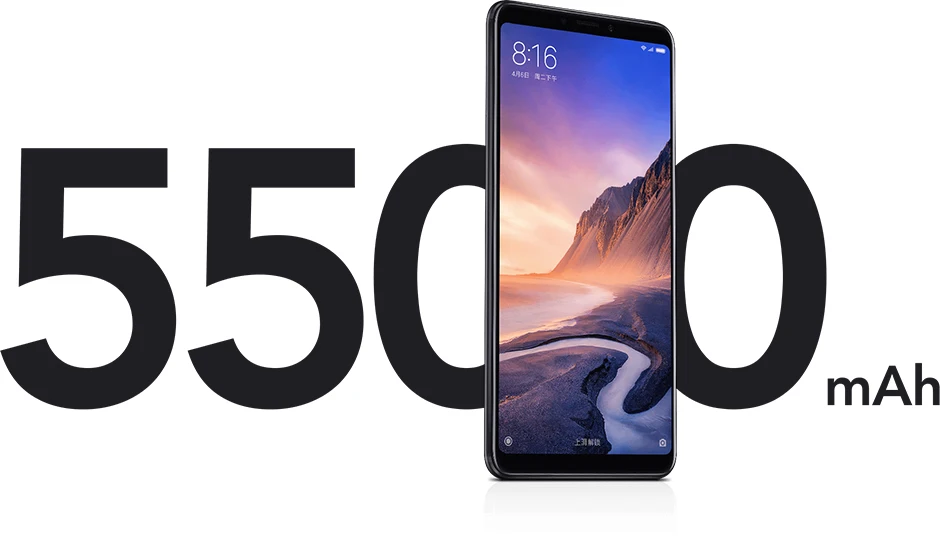 Глобальная ПЗУ Xiaomi Mi Max 3 6 ГБ ОЗУ 128 Гб ПЗУ Max3 6," большой экран 5500 мАч 12 МП Двойная камера Восьмиядерный мобильный телефон Snapdragon 636