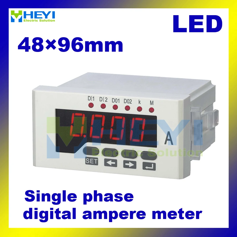 Однофазный цифровой амперметр переменного тока светодиодный измеритель тока