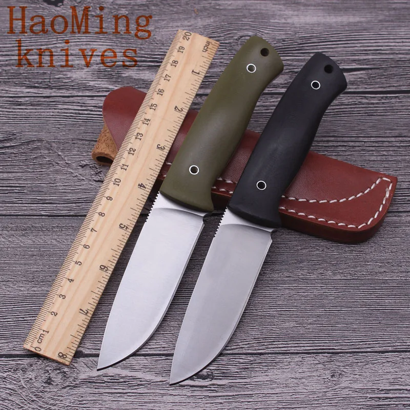 Охотничий Тактический боевой фиксированный нож D2 blade G10 Ручка для кемпинга