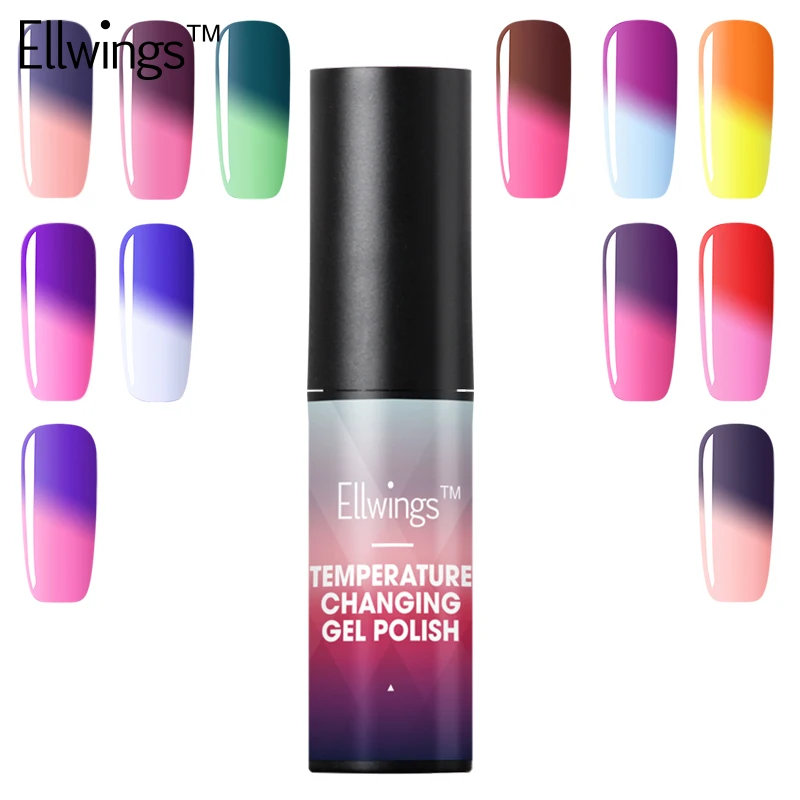 Ellwings1pcs Hot Sale Nail Gel Polish Mood Temperature Thermal Fashion