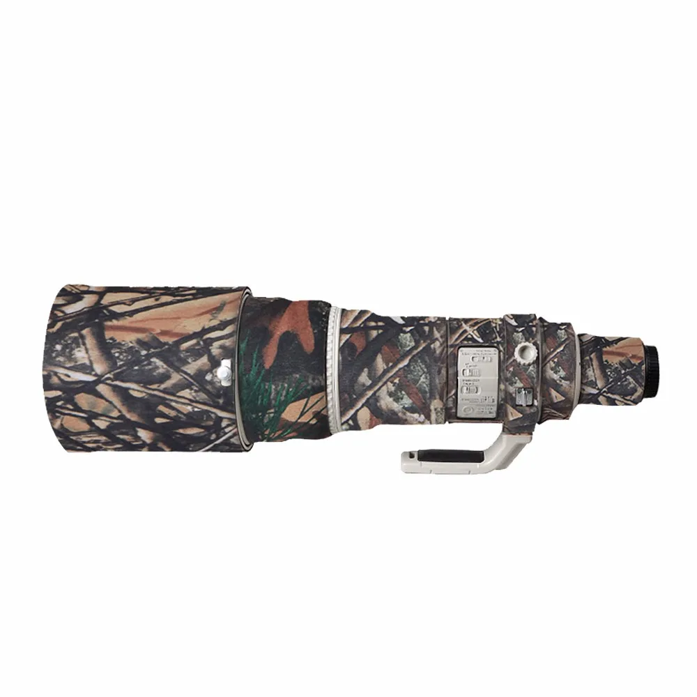 Waterproof Rubber Guns Clothing Camera Lens Protective Coat Camouflage Cover For Canon 600MM F4IS (1)