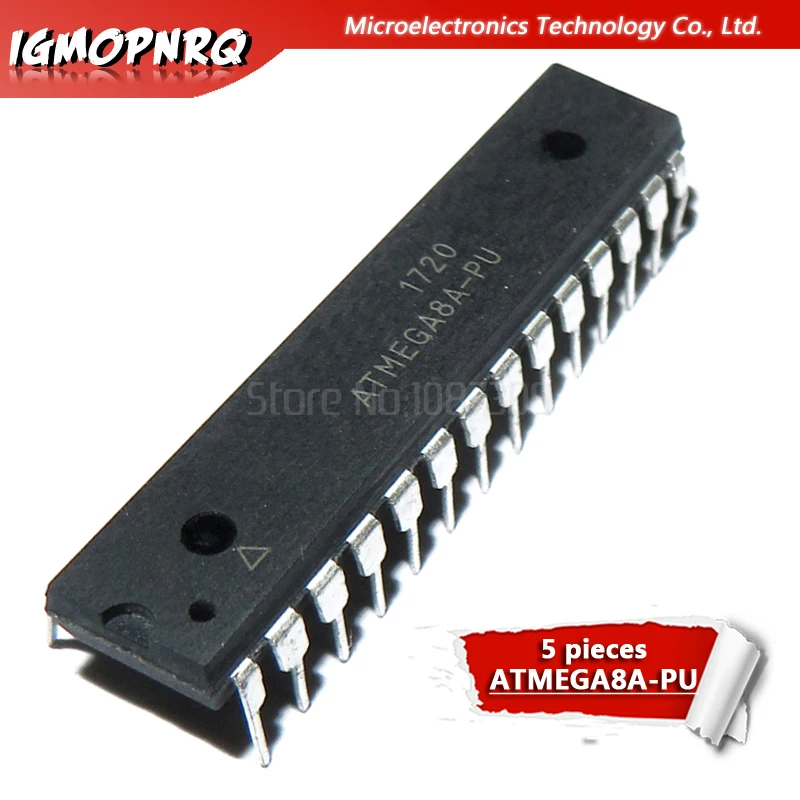 5 шт. оригинальный IC QFP ATMEGA8A TQFP ATMEGA8A-AU 8A-AU | Электронные компоненты и принадлежности