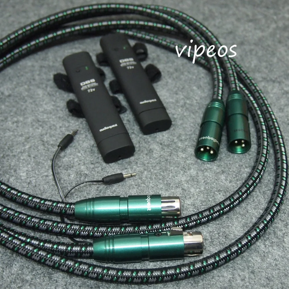 

1.5m ColumbiaI NTERCONNECTS 72V DBS XLR to XLR Audio Cable Tube Amplifier