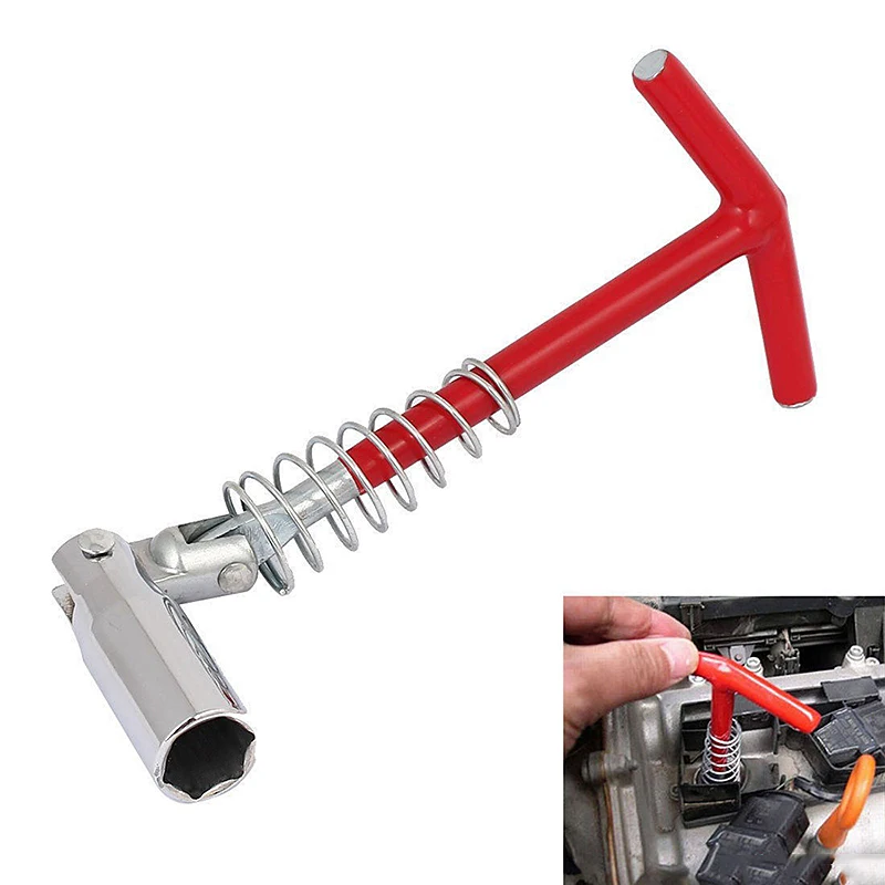 Инструмент для удаления свечей зажигания 16 мм T Bar Handle гаечный ключ 4 16| |