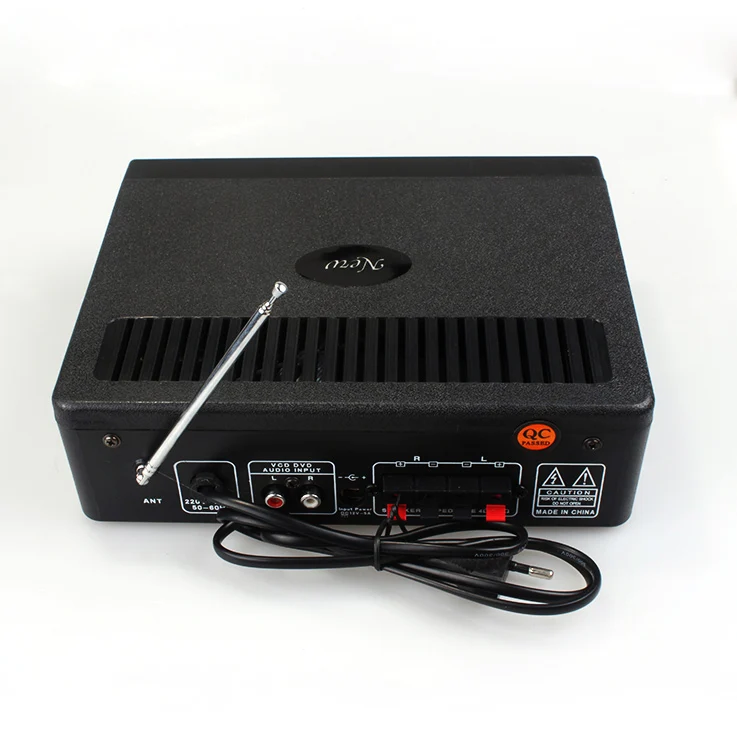 2-channel remote control home AMP AC220V 009 Karaoke digital audio amplifier Support USB SD FM radio microphone input