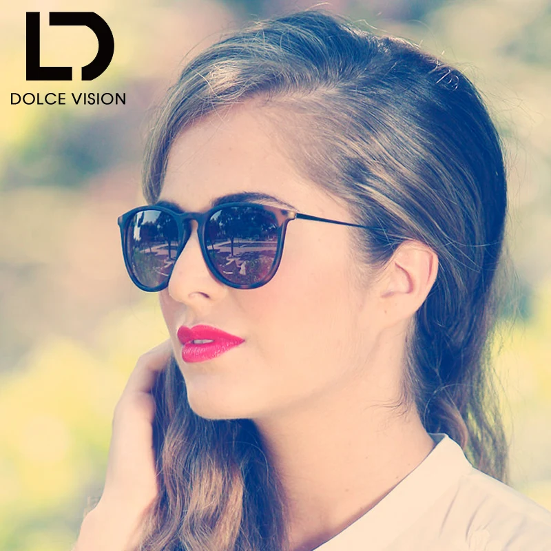 

DOLCE VISION Luxury Brand Women Sunglasses For Female shades Designer Lunette Female Fashion Gradient Lens Sun Glasses Ladies