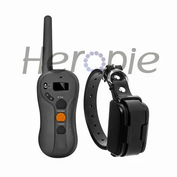 

Heropie 600M Pet Dog Training Collar Rechargeable Waterproof Dog Electronic Shock Training Collar with Blue LCD display