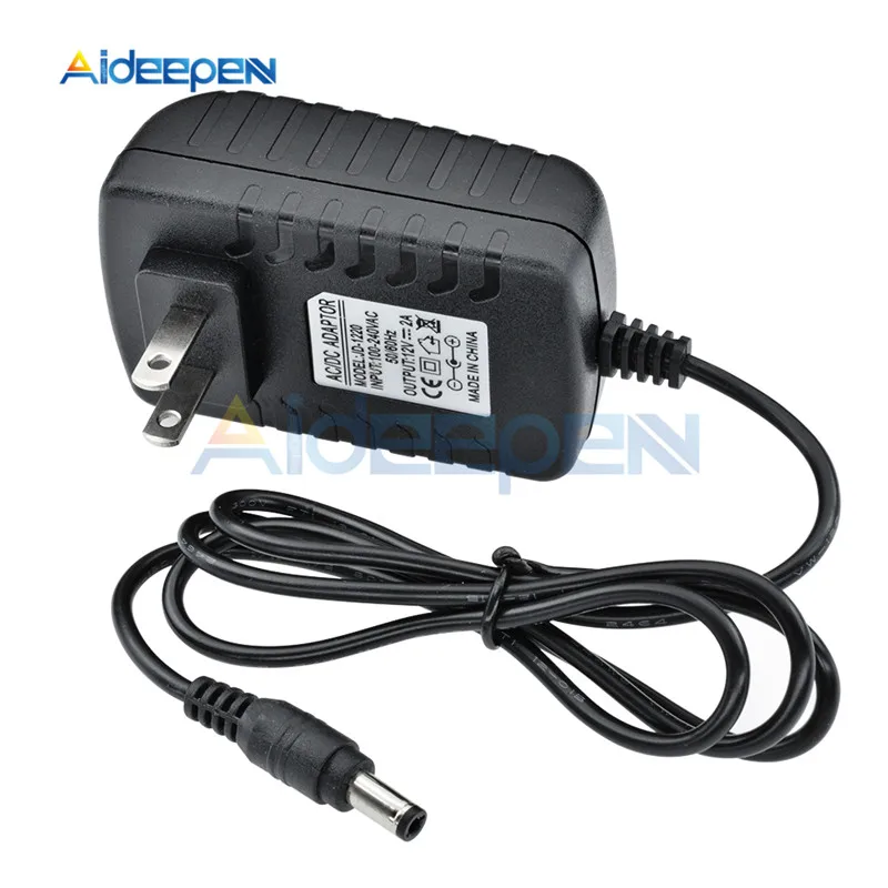 

EU US Plug Driver Adapter AC110V 220V to DC 12V 2A 1.8A 5.5*2.1mm 1pcs