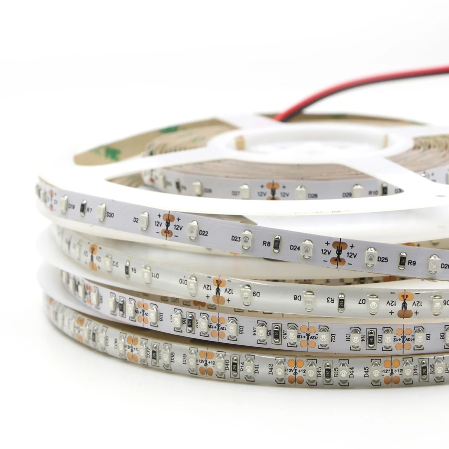 1 м 2 м 5 м УФ светодиодная лента светильник 395-405nm Ультрафиолетовый 3528 SMD 60led/m 120led/m гибкая Рождественская струнная лампа для DJ флуоресцентные Вечерние