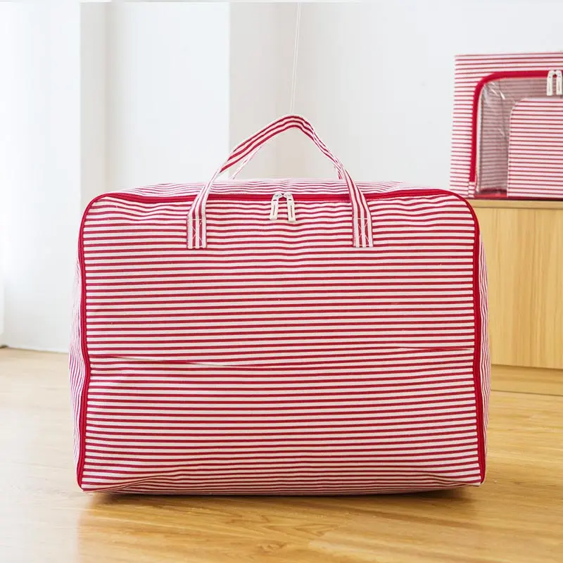 Portable Clothes Storage Bag Foldable Large Capacity Wardrobe Closet Organizer Pillow Quilt Blanket Bedding Pouch Accessories