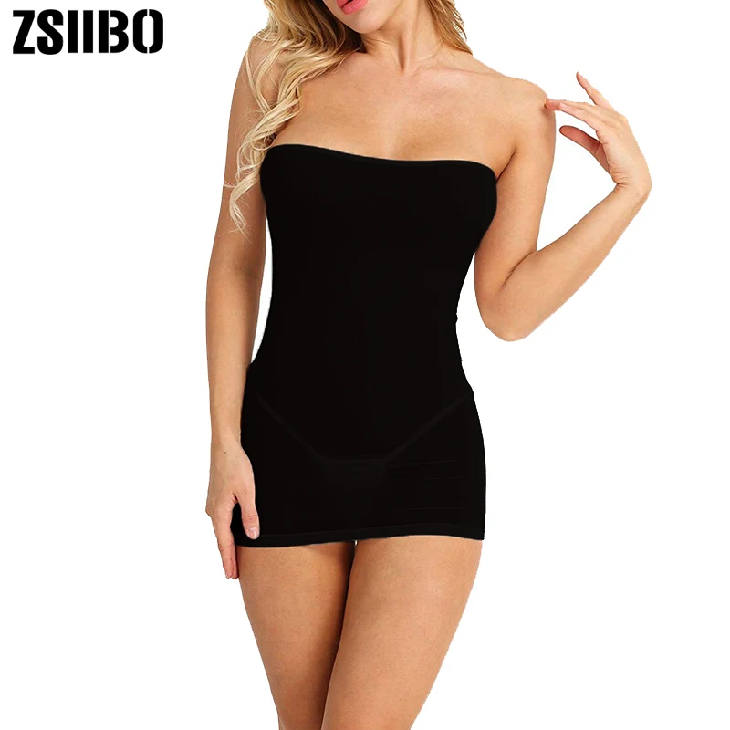 

ZSIIBO Off Shoulder Backless Party Dress Women Sexy Dress Black Dresses Strapless Long Tube Top Vestidos Women's Dress