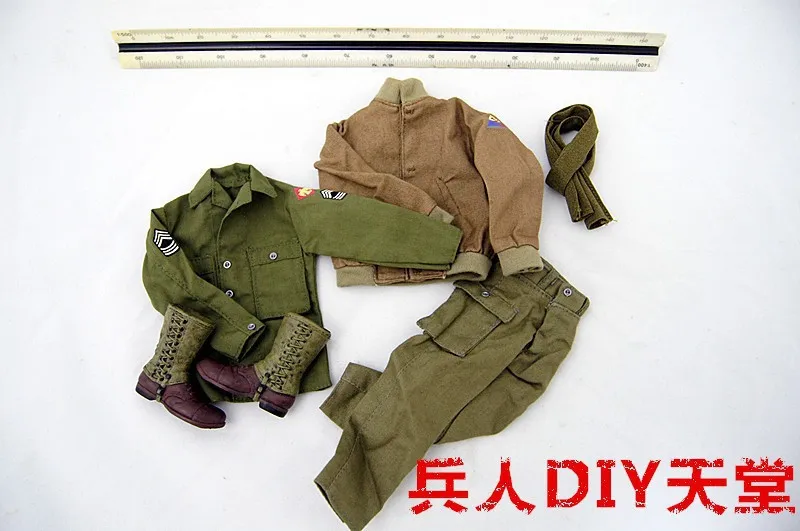 

1/6 scale doll clothes set for 12 "action figure doll Brad Pitt in Fury Clothing