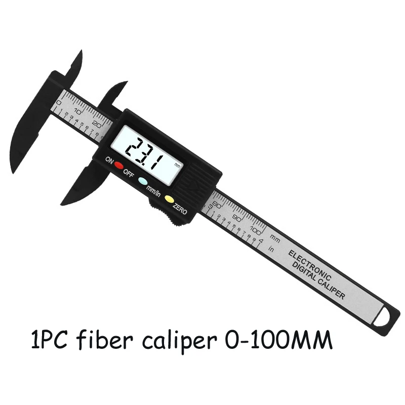 100 мм 150 мм электронный цифровой штангенциркуль 6 дюймов штангенциркуль из углеродного волокна микрометр измерительный инструмент цифровая линейка - Цвет: G Style