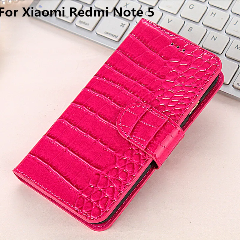 Чехол для Redmi Note 5 чехол Xiaomi глобальная версия откидная кожаная Силиконовая