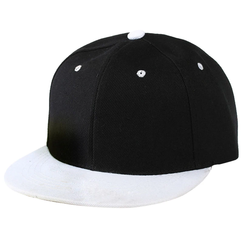 Plain Snapback Hat Caps Flat Peak Funky Retro Baseball Cap Hip Hop Hats