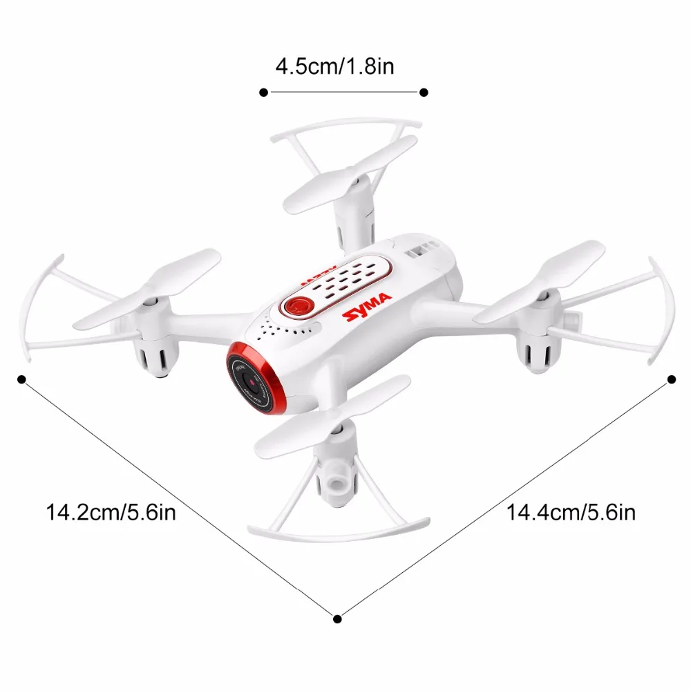 SYMA X22W Радиоуправляемый Дрон с камерой вертолет Квадрокоптер самолет FPV Wifi