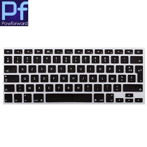 

Silicone French Keyboard Cover For Macbook Air Pro Retina 13 15 17 Protector for Mac book keyboard France EU Euro AZERTY