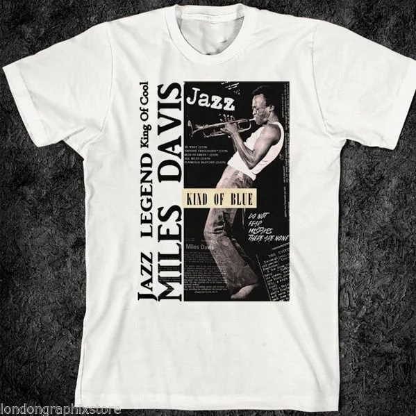 

Jazz Miles Davis T-Shirt black history music john Coltrane SZ S-3XL top free shipping t-shirt