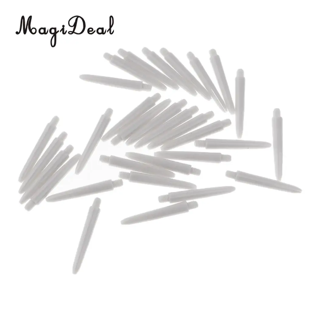 Indoor Game Pack of 30 Pcs 35mm 2BA Thread Plastic Nylon Soft Tip Darts Stems / Shafts Darts Replacement