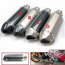 for UNIVERSAL MOTORCYCLE EXHAUST pipe ATV muffler ESCAPE GP DIRT BIKE SCOOTER for most motorbike ktm bmw kawasaki yamaha suzuki