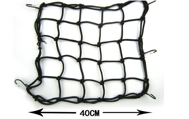 40*40 см Сетка для мотоциклетного шлема банджи грузовая сеть мотобайкер крючки для груза удерживайте багажную сеть