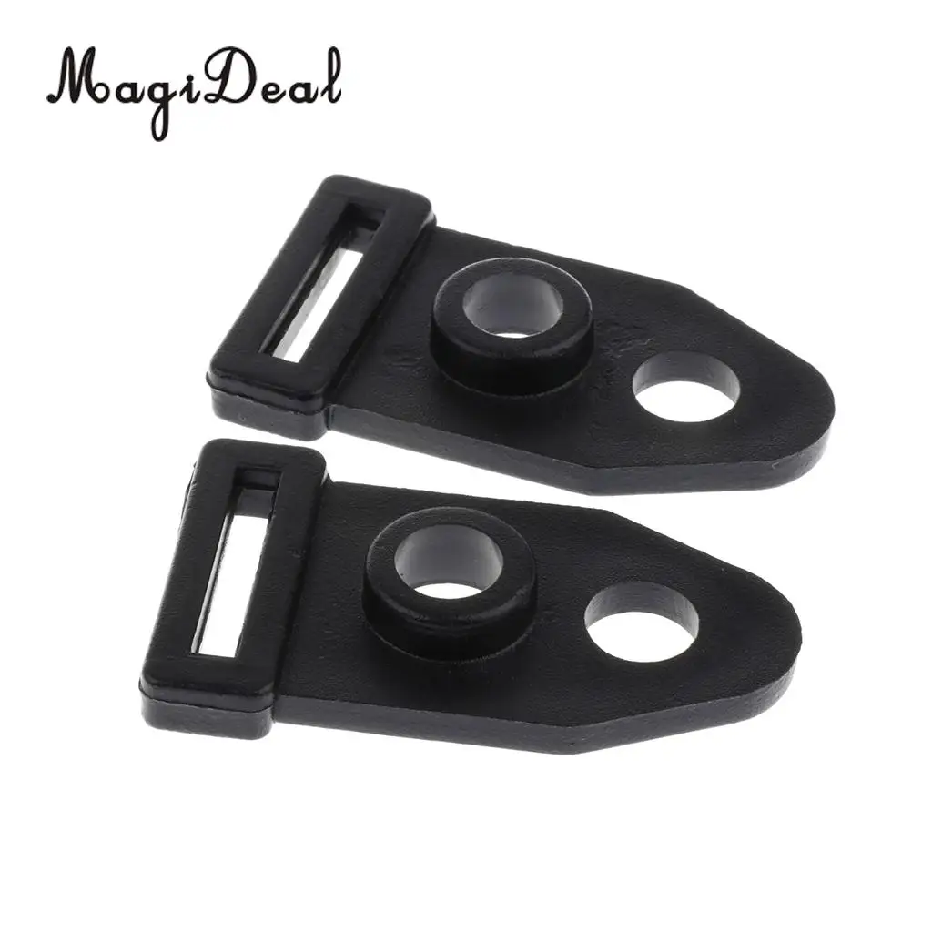 MagiDeal 10pcs Tent Clip Camping Tent Feet Clamp Accessories for Outdoor Black 4cm