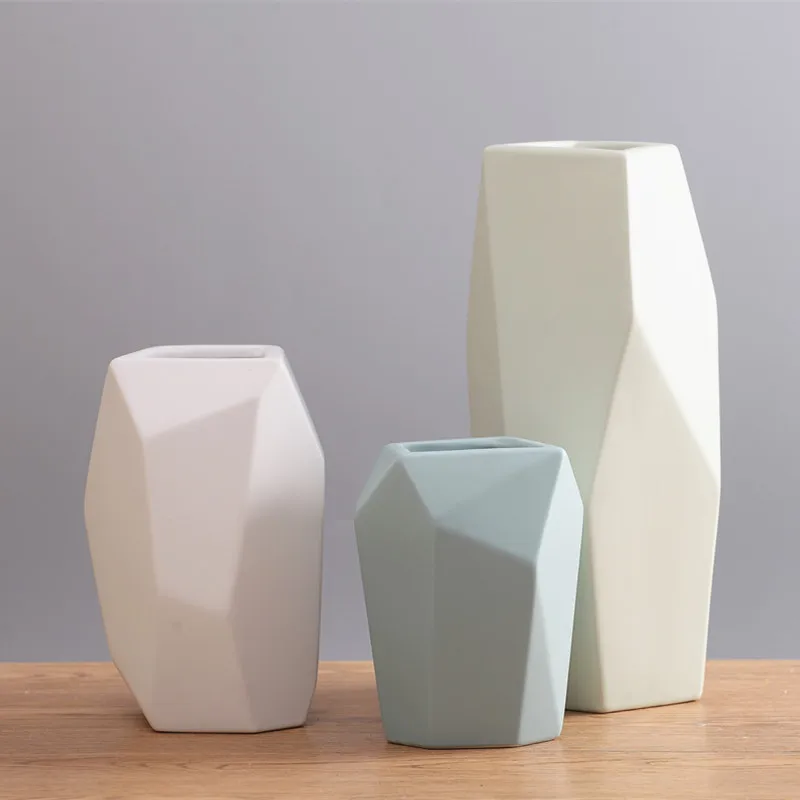 

Nordic Minimalist Ceramic Vase Dry Flower/flower/plant Vase Creative Display Living Room TV Cabinet Home Decoration Accessories
