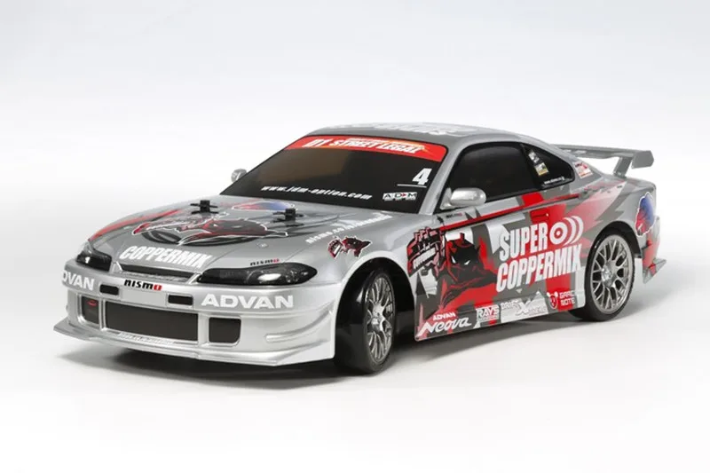 Tamiya 58612 NISMO Coppermix Silvia-TT02D Drift Spec RC комплект на дороге с светодиодный