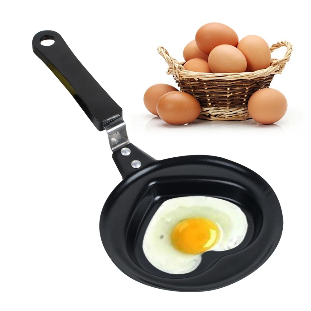 Mini Fried Egg Pan Cook Fried Egg Pancake Stainless Steel Heart Mould