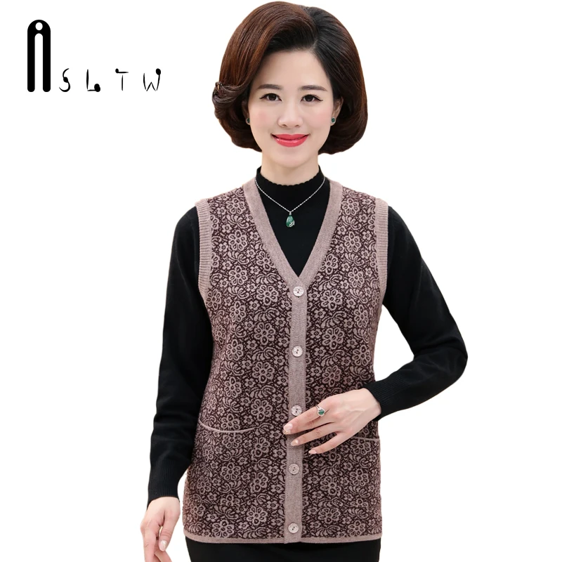 ASLTW Sleeveless Female Cardigan 2017 New Casual Plus Size