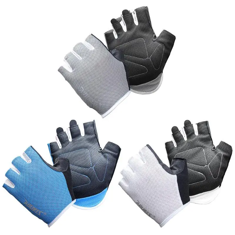1 Pair Women/Men Breathable Non-slip Gym Gloves Fitness Exercise Weight Lifting Half Finger Gloves Body Building Training Glove 1 Pair Women/Men Breathable Non-slip Gym Gloves Fitness Exercise Weight Lifting Half Finger Gloves Body Building Training Glove