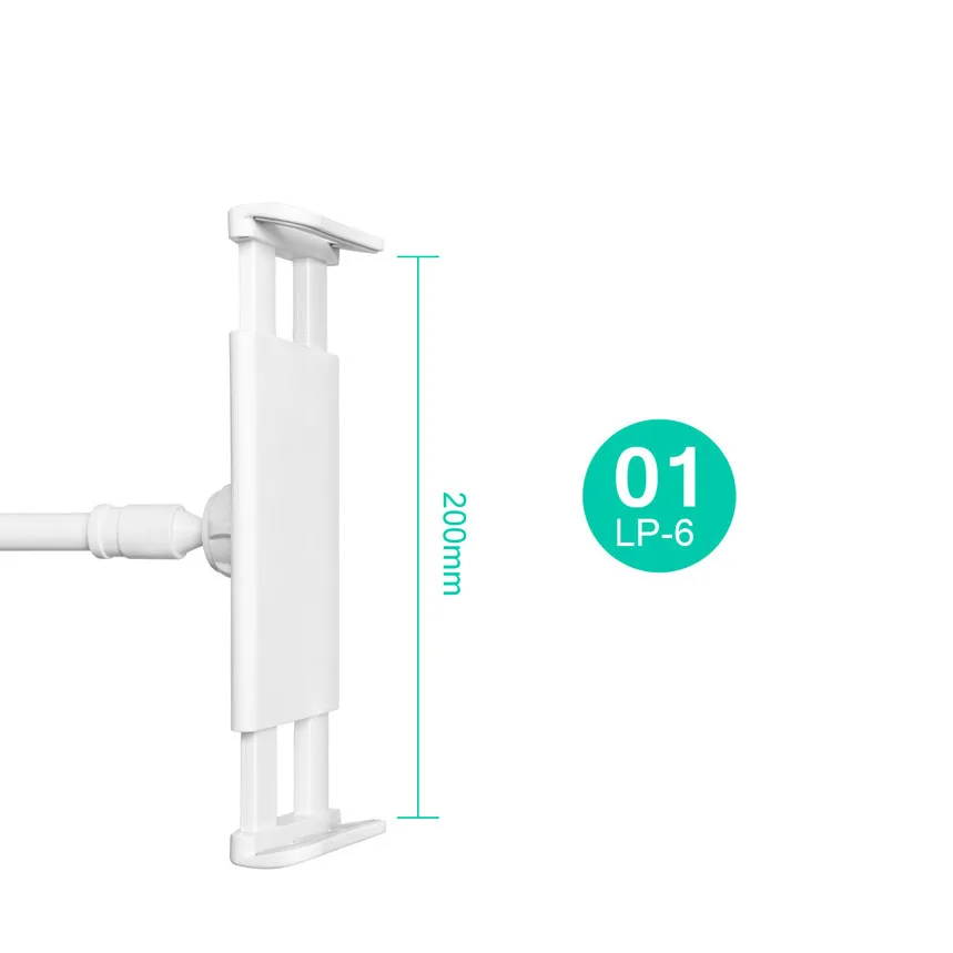 Универсальный держатель для мобильного телефона, длинный кронштейн для ленивого крепления, подставка для настольной кровати, 360 градусов, гибкий вращающийся держатель для планшета, ipad