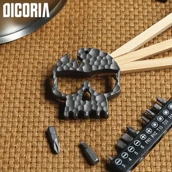 

DICORIA Glasses Monkey Titanium Ti Hand Tools sets Multi function Screwdrivers bottle opener outdoor gear pocket EDC tool