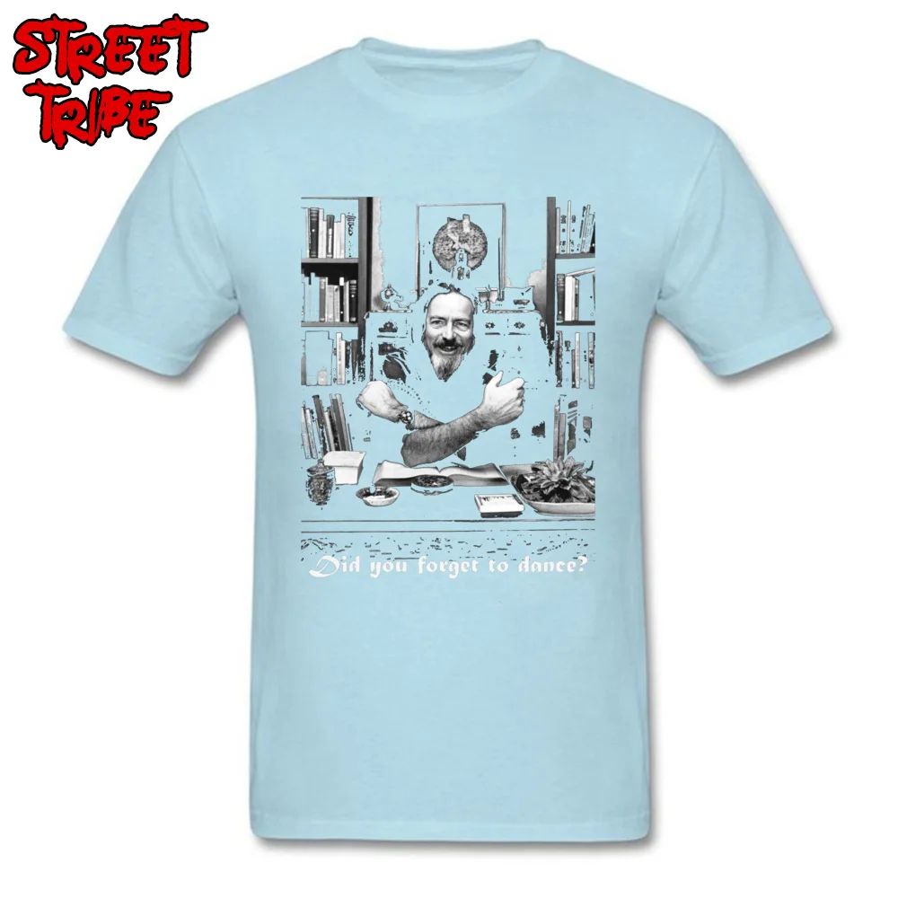 Alan Watts -800 Normal T-shirts for Students 100% Cotton NEW YEAR DAY Tops Tees Sweatshirts Short Sleeve On Sale Crew Neck Alan Watts -800 light