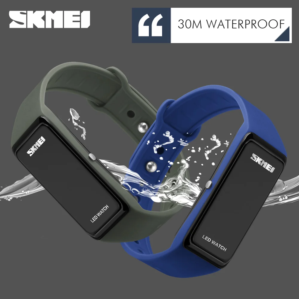 Skmei мужские спортивные часы детские цифровые женские светодиодные наручные Relogio