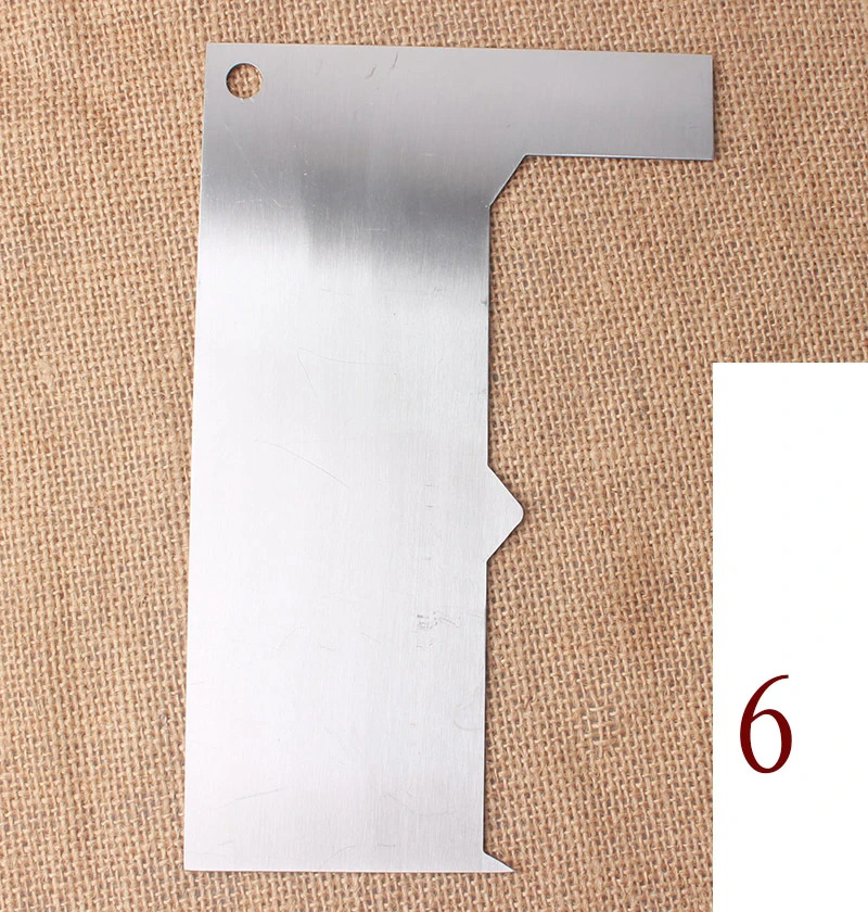Stainless Steel Fondant Scraper Different Shapes Baking Pastry Spatulas Cream Scraper Cake Smoother Butter Knife Dough Cutter 7