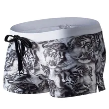 3D печать Плавание одежда Для мужчин дышащая Для мужчин; одежда для купания плавки трусы-боксеры Sunga Плавание костюм Maillot De Bain Пляжные шорты KZ45