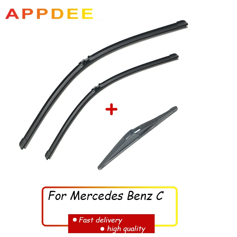 Appdee Wiper Front Rear Wiper Blades Set For Mercedesbenz C Class W204