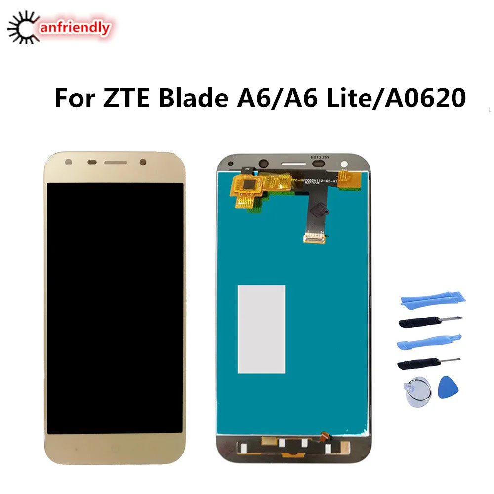 Pаспродажа Для zte Blade A6 A6 Lite A0620 ЖК дисплей + сенсорный экран для телефона, сменная панель дигитайзера в сборе, стекло для zte A6 Blade A 6